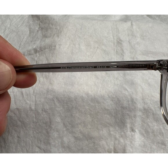 Coach HC6139U HC 6138U 5176 Transparent Grey Eyeglasses; 53/15/140 FRAMES ONLY - Picture 6 of 8